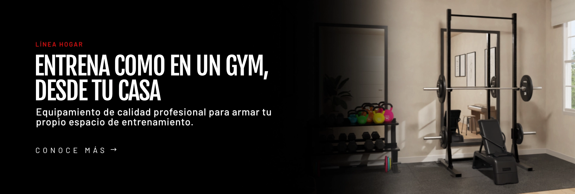 Entrena como en un Gimnasio desde tu casa Linea Hogar - Fitness Pro