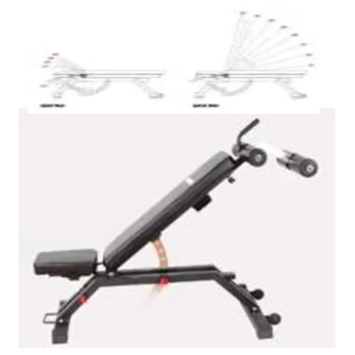Banca Ajustable Comercial Banca Ajustable Comercial - OKP, Línea Profesional para trabajar pecho - Power Fitness Pro