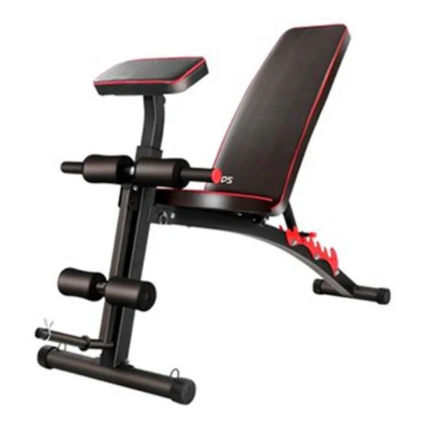 Banca Importada Regulable con Extensión Pierna y Bíceps - Línea Hogar, Abdominales - Power Fitness Pro