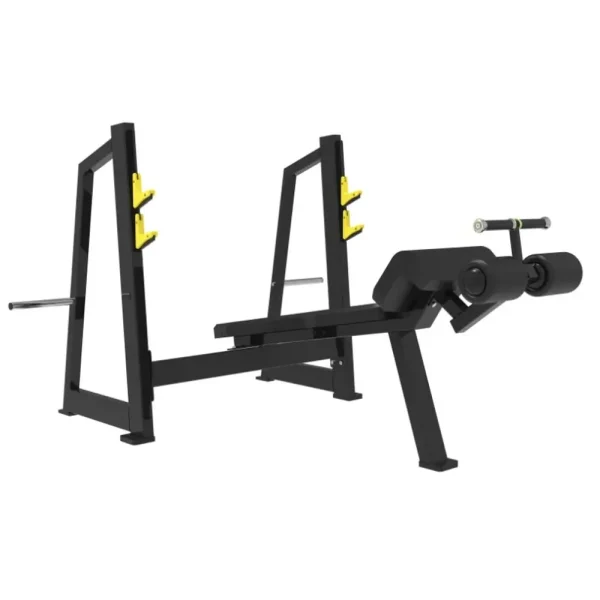 Banca Olimpica Declinado - Pro1, Línea Profesional para trabajar pecho - Power Fitness Pro