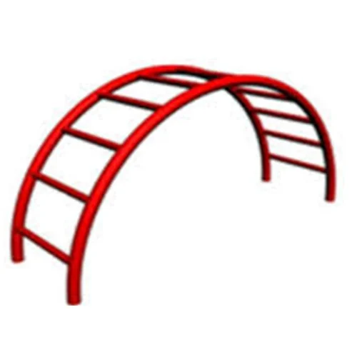 Escalera para Dominadas Curvo - Línea Parques, Gimnasio para Parques para trabajar hombros, tríceps - Power Fitness Pro