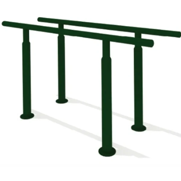 Fondos para Paralelas 2 - Línea Parques, Gimnasio para Parques para trabajar abdominal, espalda, hombros - Power Fitness Pro