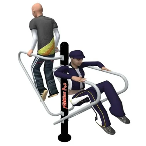 Fondos para Paralelas 3 - Línea Parques, Gimnasio para Parques para trabajar abdominal, espalda, hombros - Power Fitness Pro