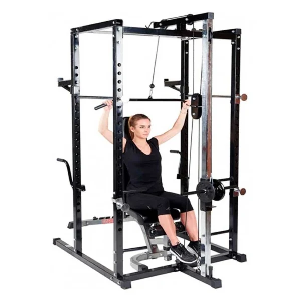 Jaula de Sentadillas, Polea Alta y Baja Jaula de Sentadillas, Polea Alta y Baja - Línea Hogar, Racks / Soportes / Jaulas - Power Fitness Pro