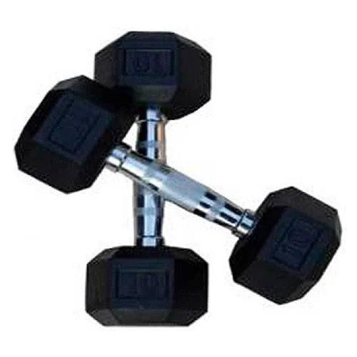 Mancuernas Hexagonales de 13Kg - Línea Hogar, Barras Discos y Pesas - Power Fitness Pro