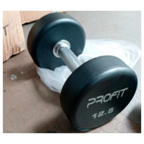 Mancuernas Redondas de Caucho de 15Kg - Línea Hogar, Barras Discos y Pesas - Power Fitness Pro