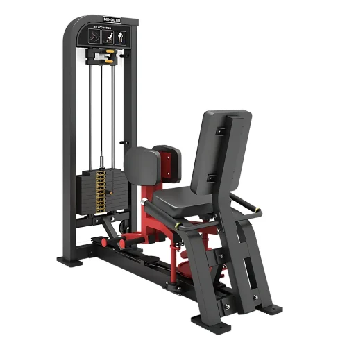 Máquina DE Aductor 80 KG - Hamer, Línea Profesional para trabajar piernas - Power Fitness Pro