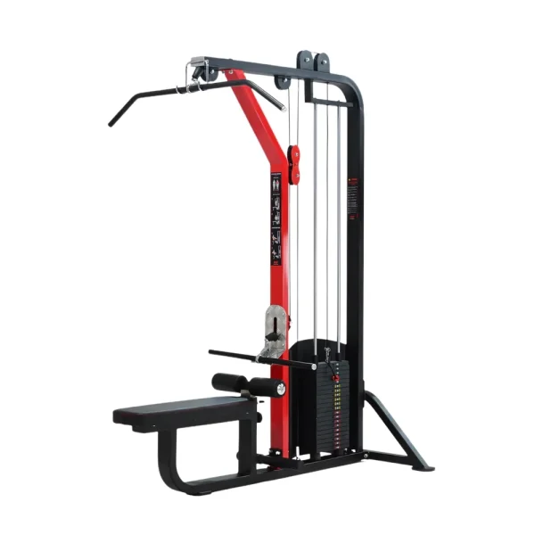 Máquina Polea Alta 100 KG - Hamer, Línea Profesional para trabajar espalda - Power Fitness Pro