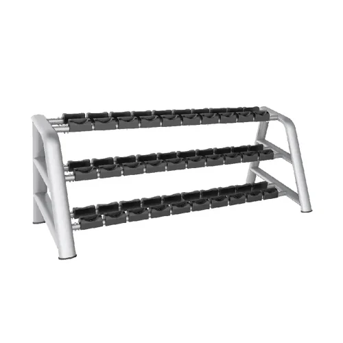 Rack DE Mancuernas 10 Pares - Megaflex, Línea Profesional para trabajar accesorios - Power Fitness Pro