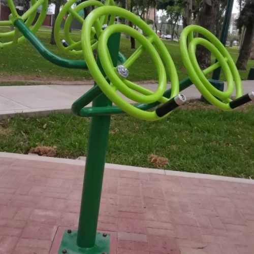 Rueda para hombros Rueda para hombros - Línea Parques, Gimnasio para Parques para trabajar hombros - Power Fitness Pro