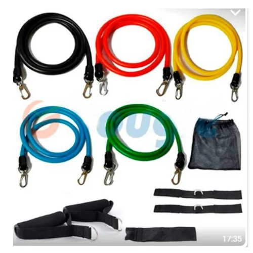 Set de Ligas de Resistencia 5 Niveles - Línea Hogar, Crossfit - Power Fitness Pro
