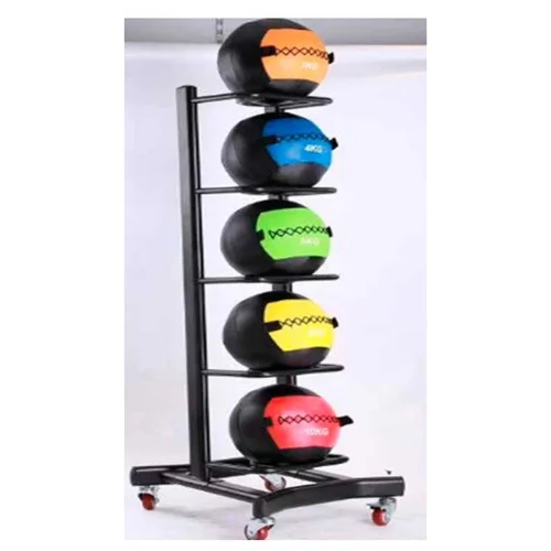 Soporte de Pelotas con Ruedas - Línea Hogar, Crossfit - Power Fitness Pro