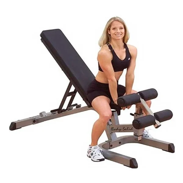 Titan 2 Banca Regulable Con Accesorio de Abdominales - Línea Hogar, Mini Gimnasio - Power Fitness Pro